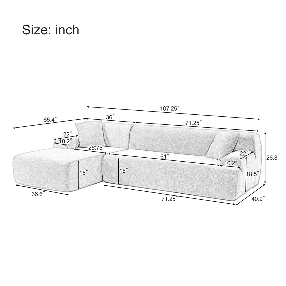 Kamilah Sofa (Blue)