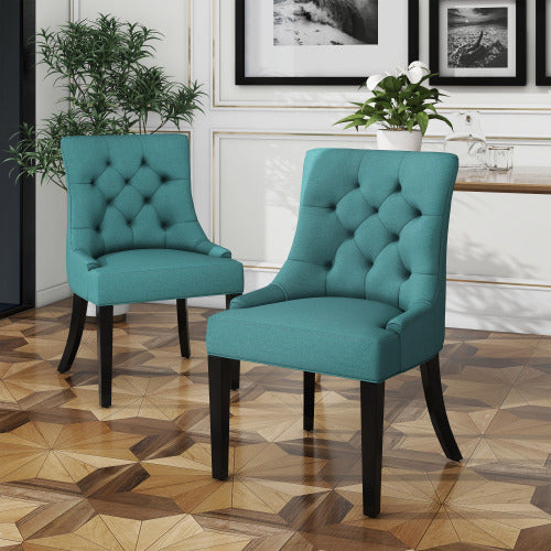 Bella Dining Chair, Set of 2 (Teal)