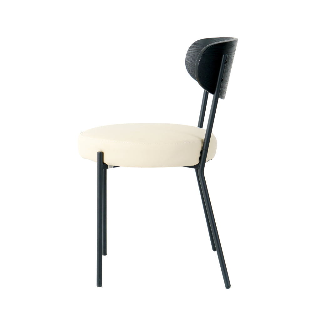 Emerald Dining Chair, Set of 2 (Black)