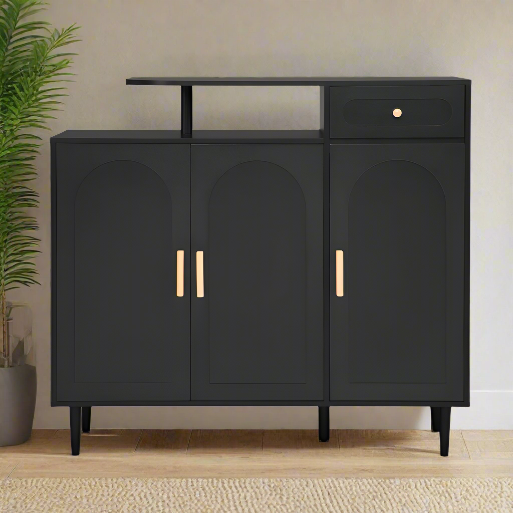 Brycen Shoe Cabinet (Black)