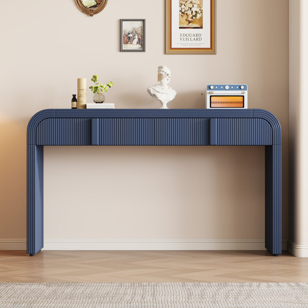 Boyd Accent Table (Navy Blue)
