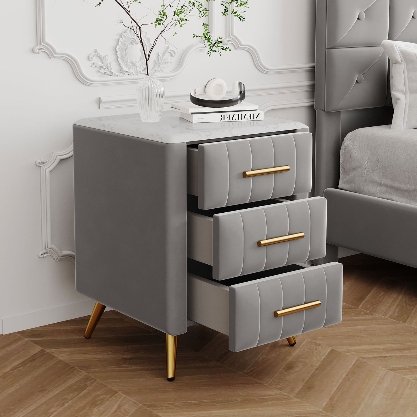 Jackson Nightstand (Grey)