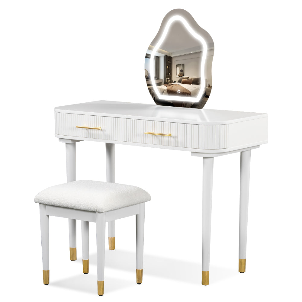 August Vanity Desk, 2 Drawer