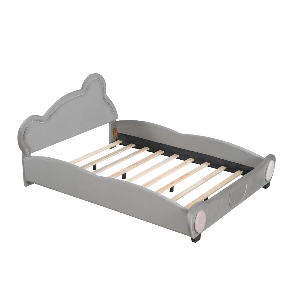 Lester Kids Bed, Full (Grey)
