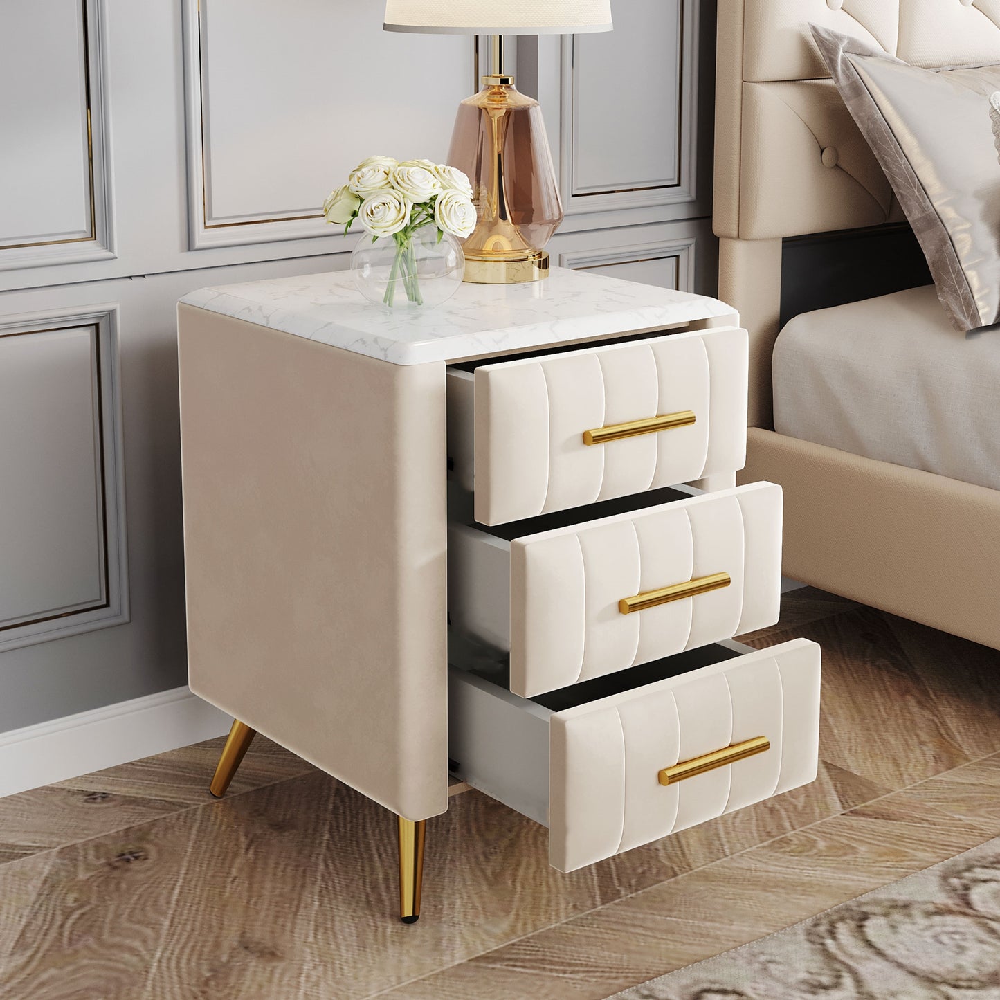 Jackson Nightstand (Beige)