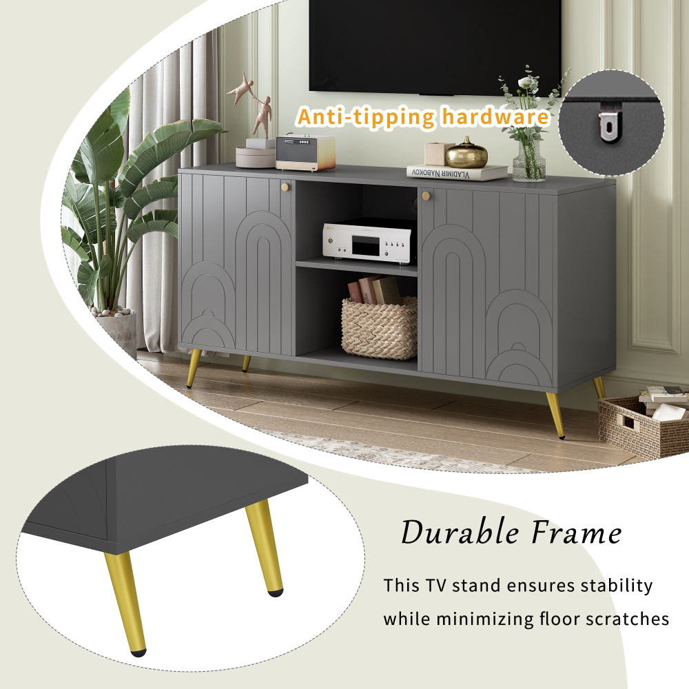 Aitana TV Stand, Grey
