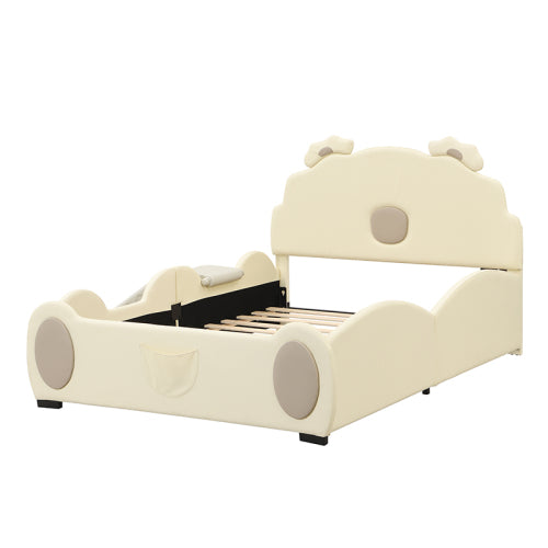Hanna Bed, Full (Beige)