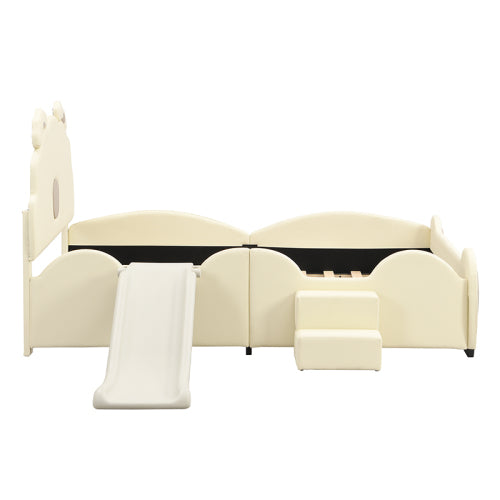 Hanna Bed, Full (Beige)