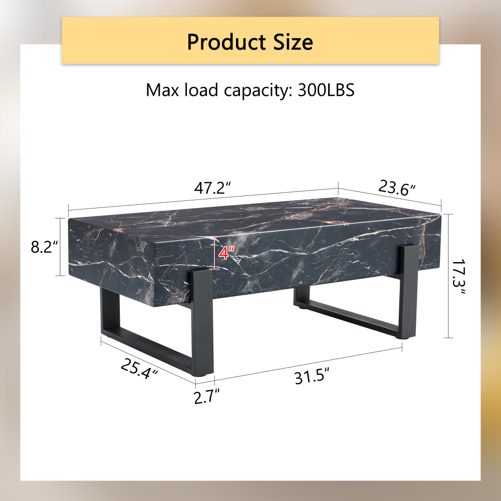 Ezra Coffee Table (Black)