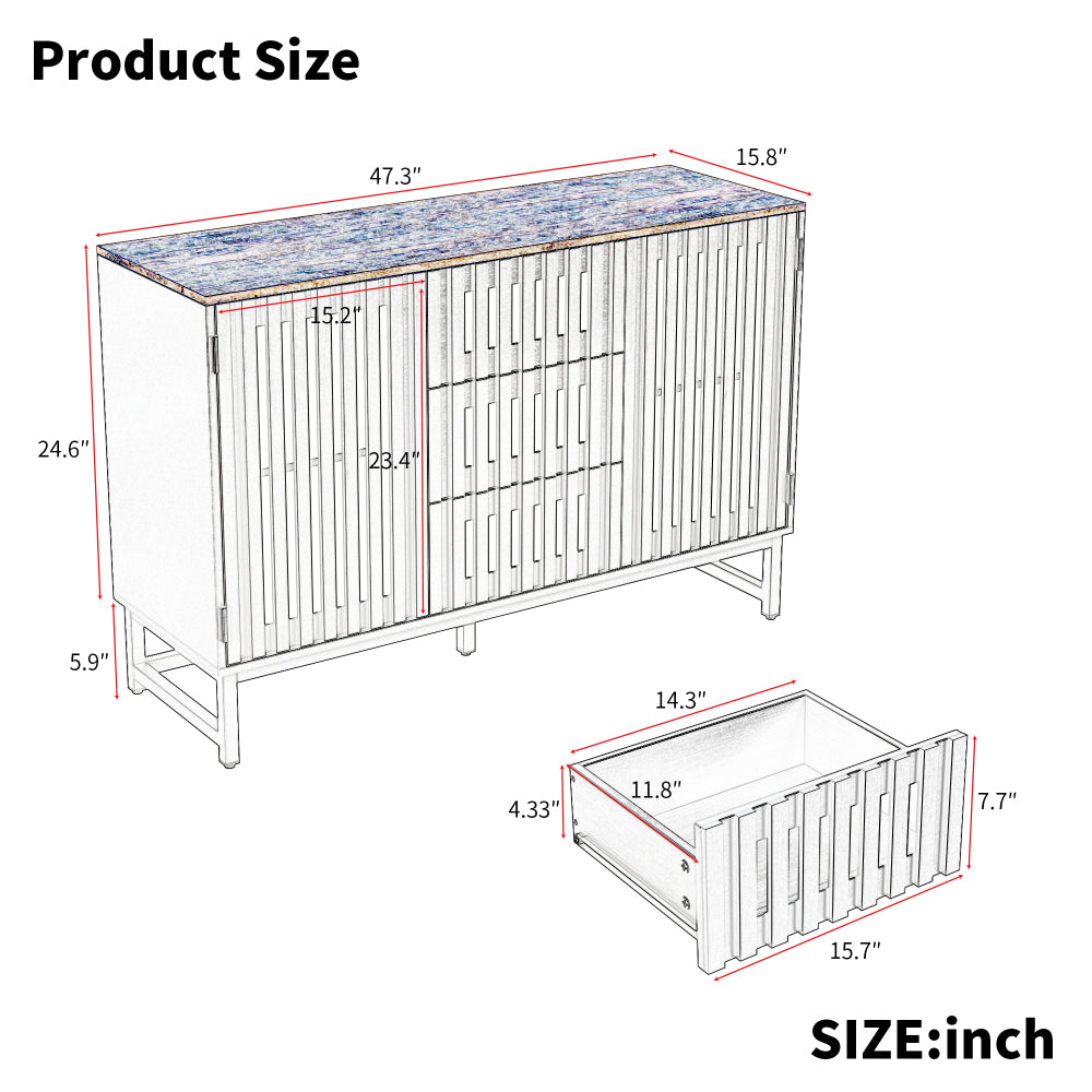 Salas Accent Cabinet, 3 drawers