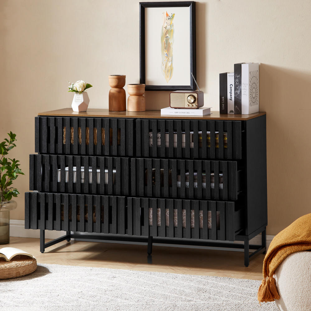 Salas Accent Cabinet, 6 drawers