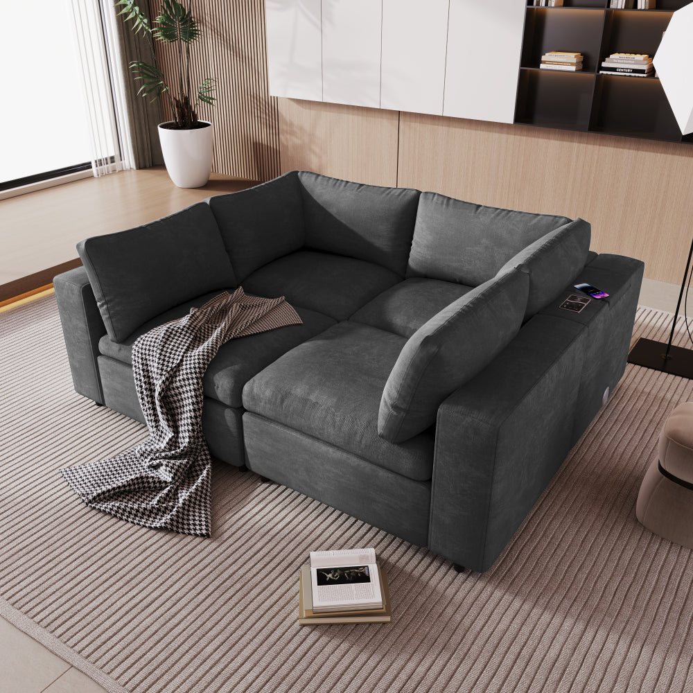 Lacey Sofa, Grey