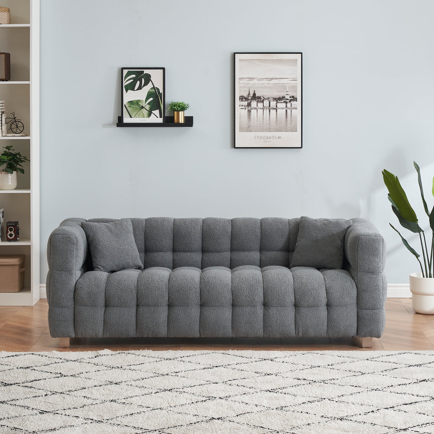 Siena 80" Sofa (Gray)