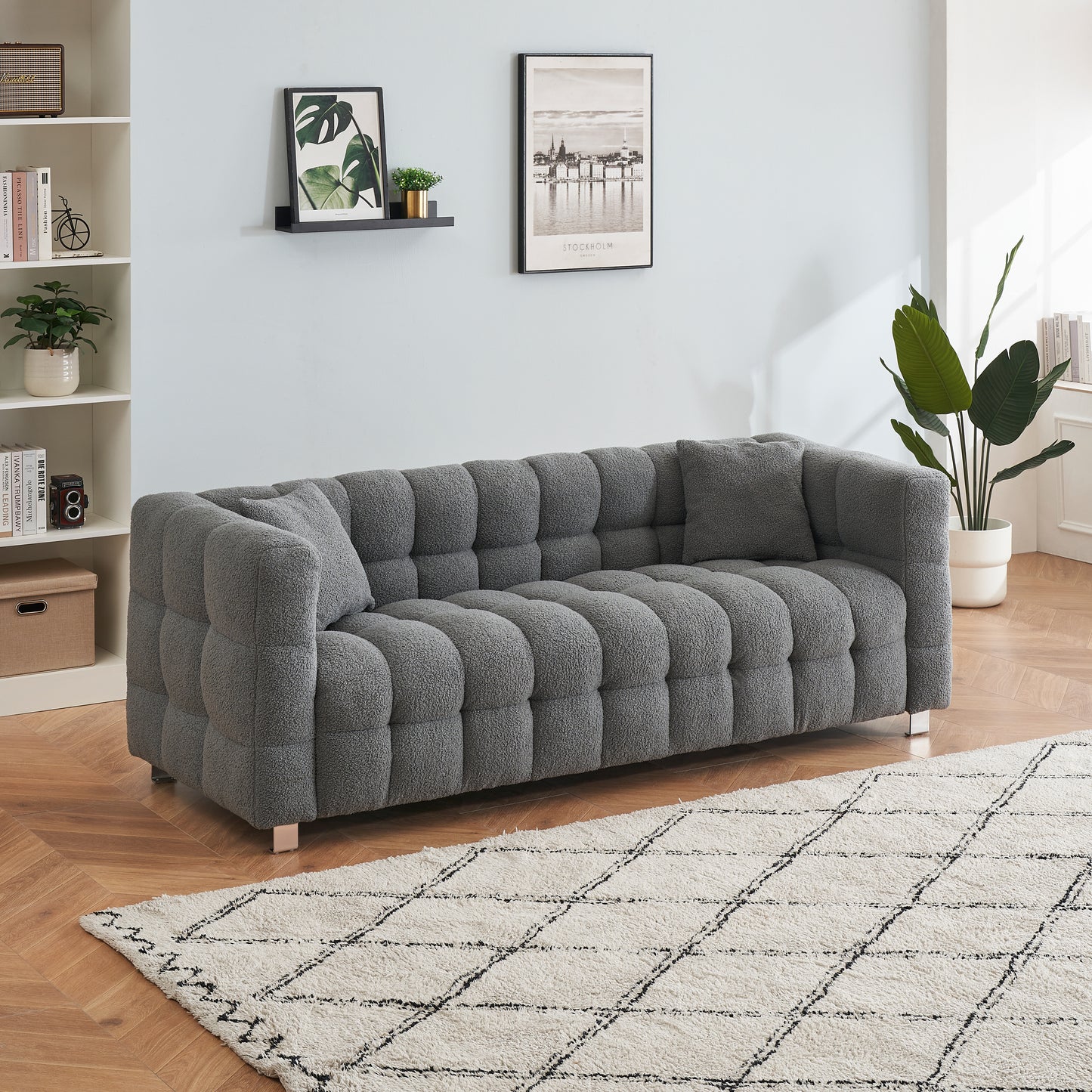 Siena 80" Sofa (Gray)