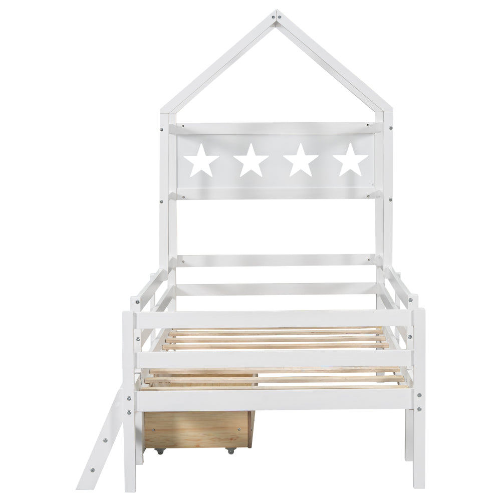 Kailey Bed Frame, Twin (White)