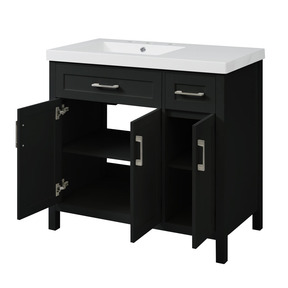 Brandt Bathroom Vanity, Black