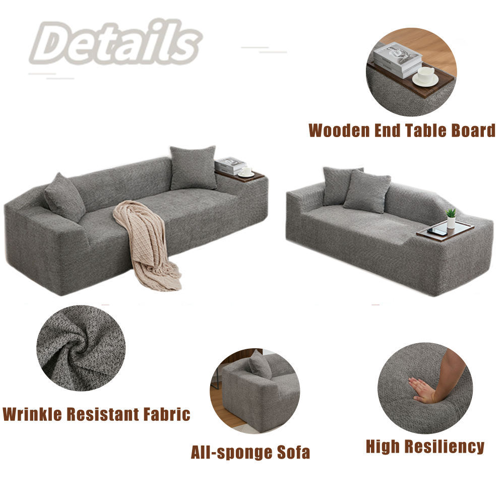 Jazmine Sofa, Grey