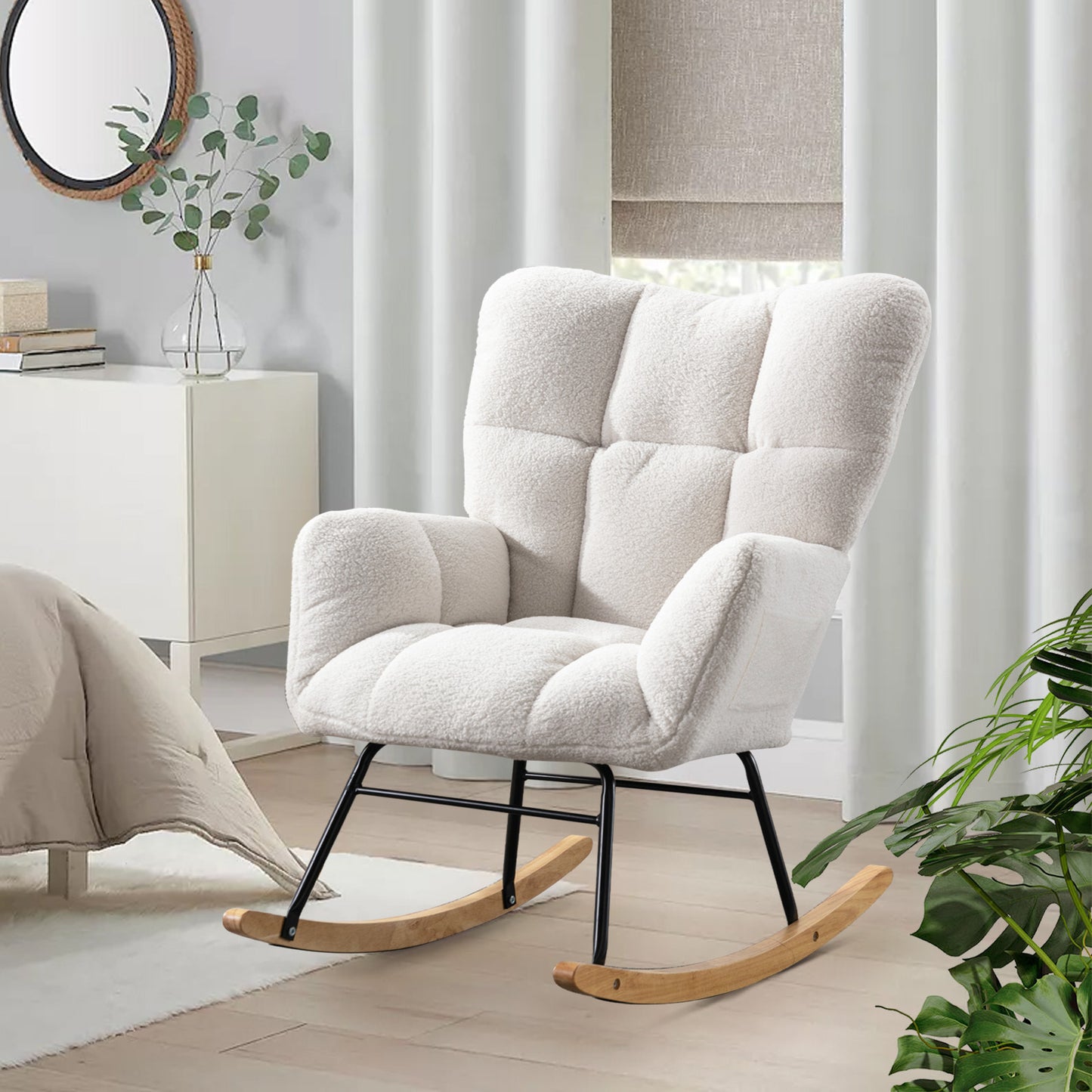 Madden Rocking Chair (White)
