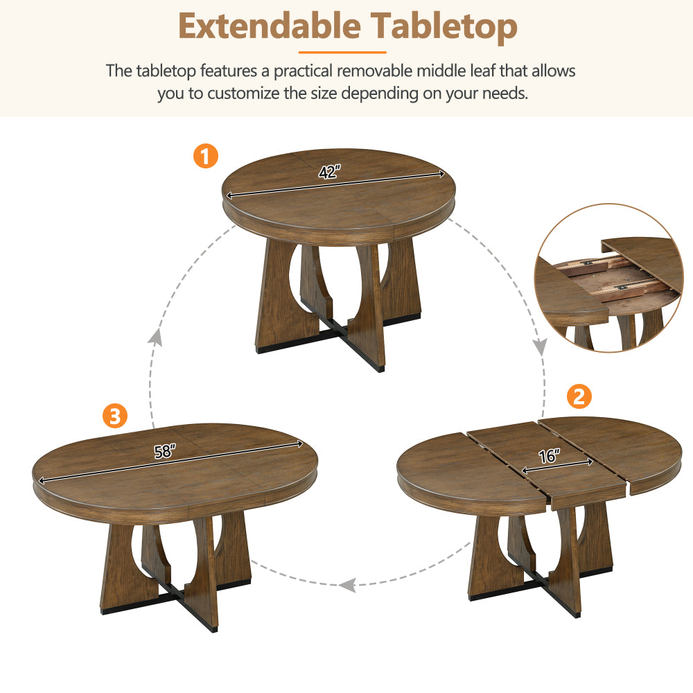 Vargas Dining Set, Set of 5
