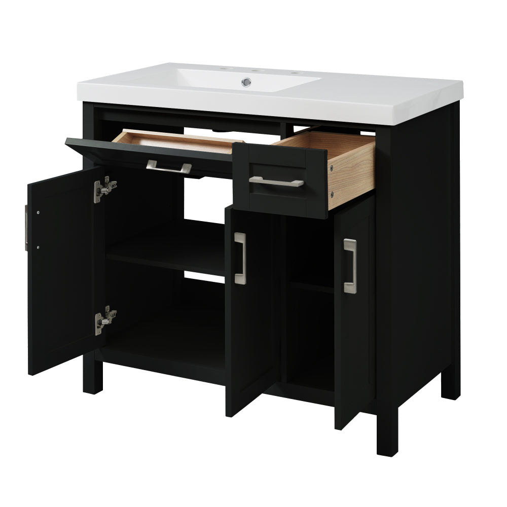 Brandt Bathroom Vanity, Black