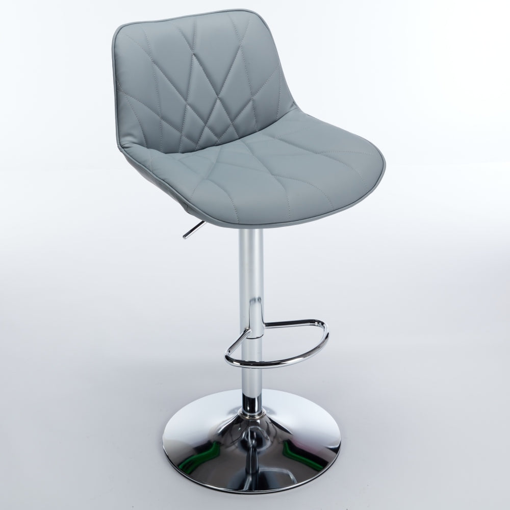 Manuel Bar Stool, Set of 2 (Light Gray)