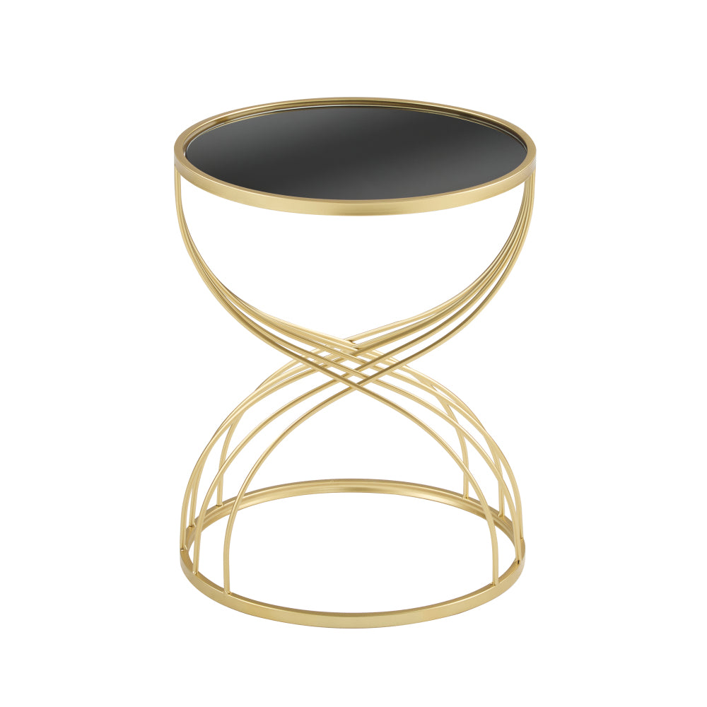 Reese End Table, Gold
