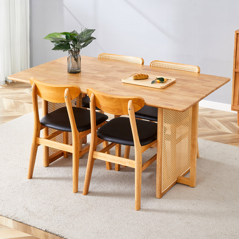 Estes Dining Set, Set of 5 (Natural)