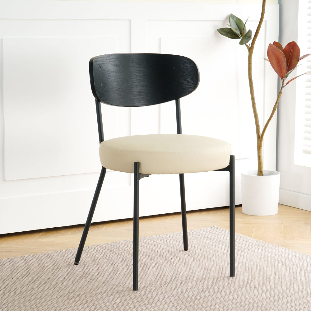 Emerald Dining Chair, Set of 2 (Black)