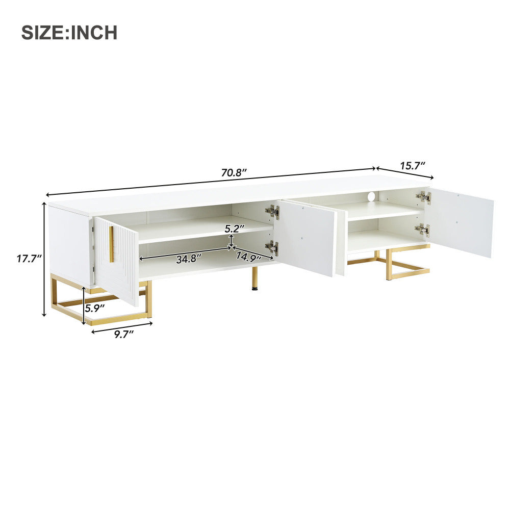 Hugh TV Stand (White)