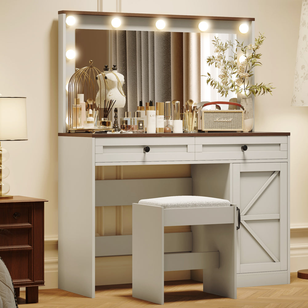Shiloh Vanity Desk, White