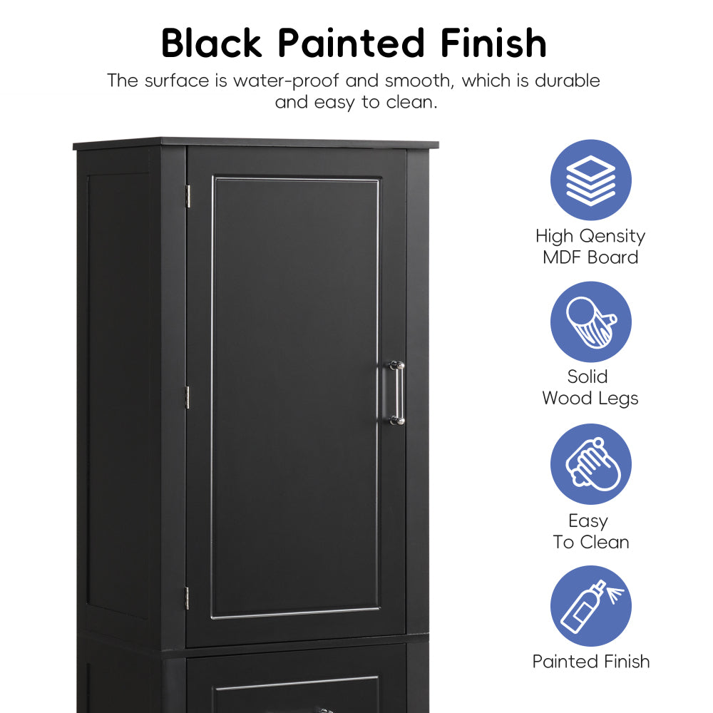 Grace Bathroom Cabinet (Black)