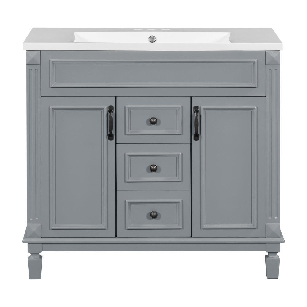Becker Bathroom Vanity (Grey)