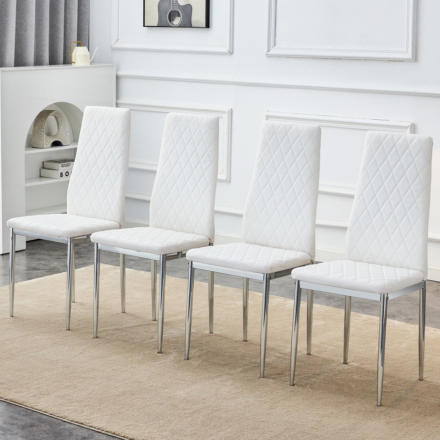 Gordon Dining Chair, Set of 4 (White)