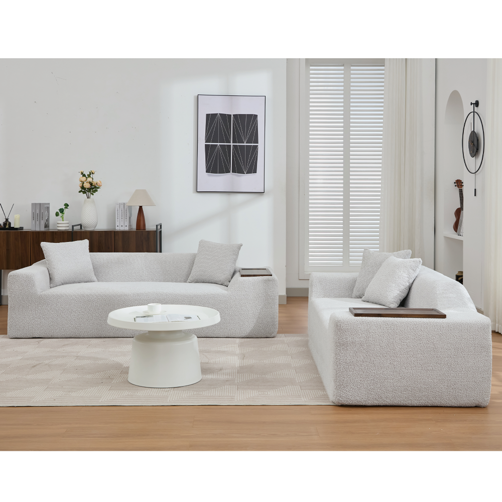 Jazmine Sofa, Light Gray