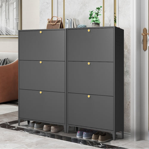 Merritt Shoe Cabinet (Black)