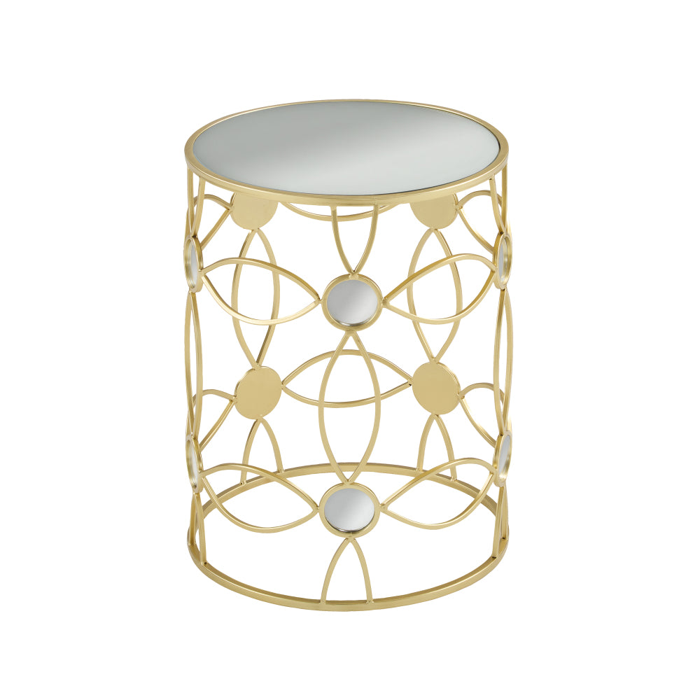 Keilani End Table, Gold