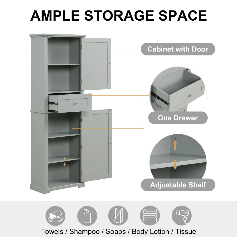 Amber Bathroom Cabinet (Grey)