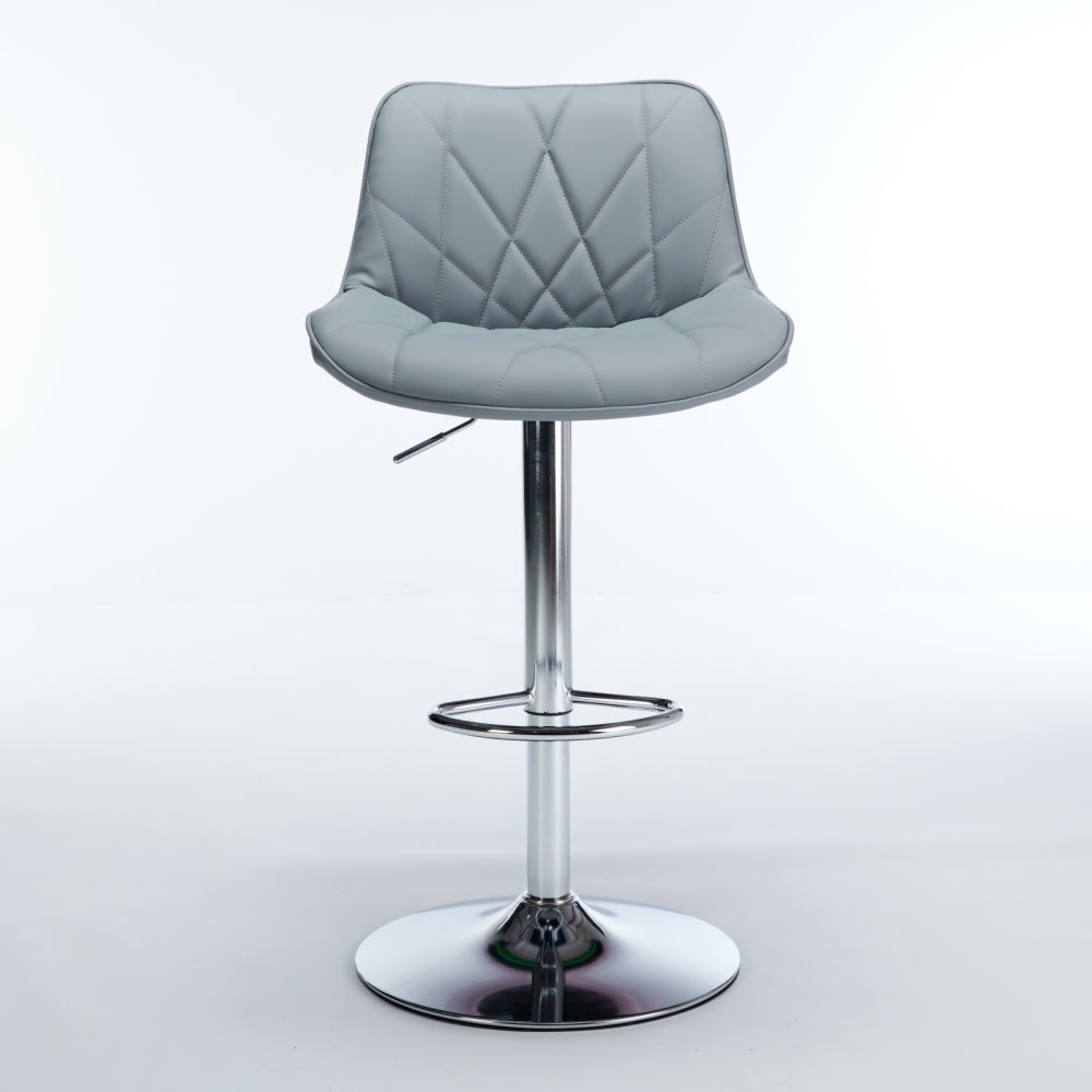 Manuel Bar Stool, Set of 2 (Light Gray)