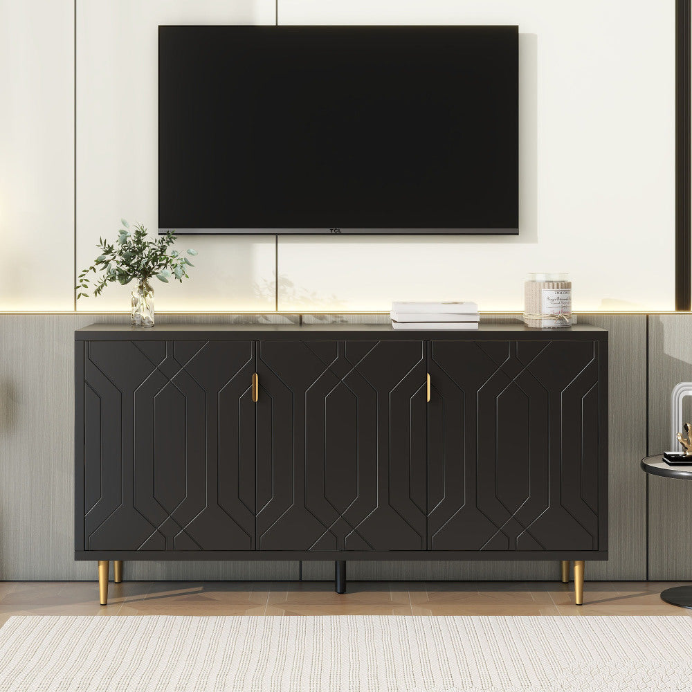 Eric Accent Cabinet (Black)