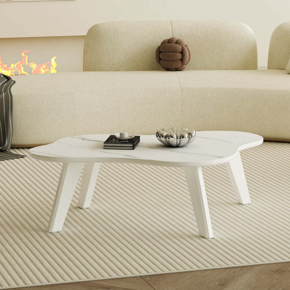 Galindo Coffee Table, White