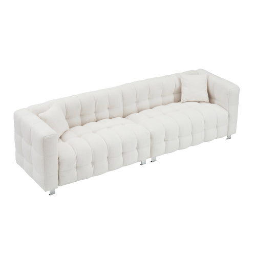 Siena 102" Sofa (White)