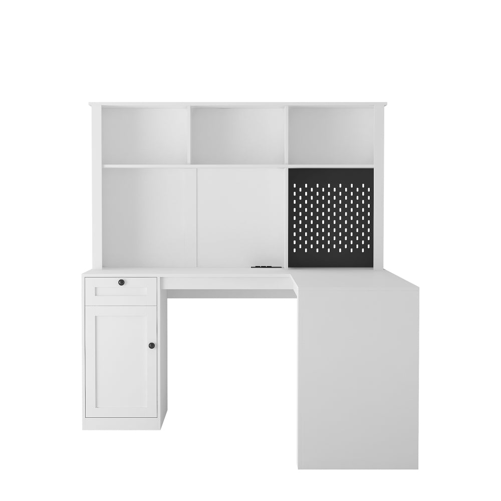Aubriella Office Desk (White)