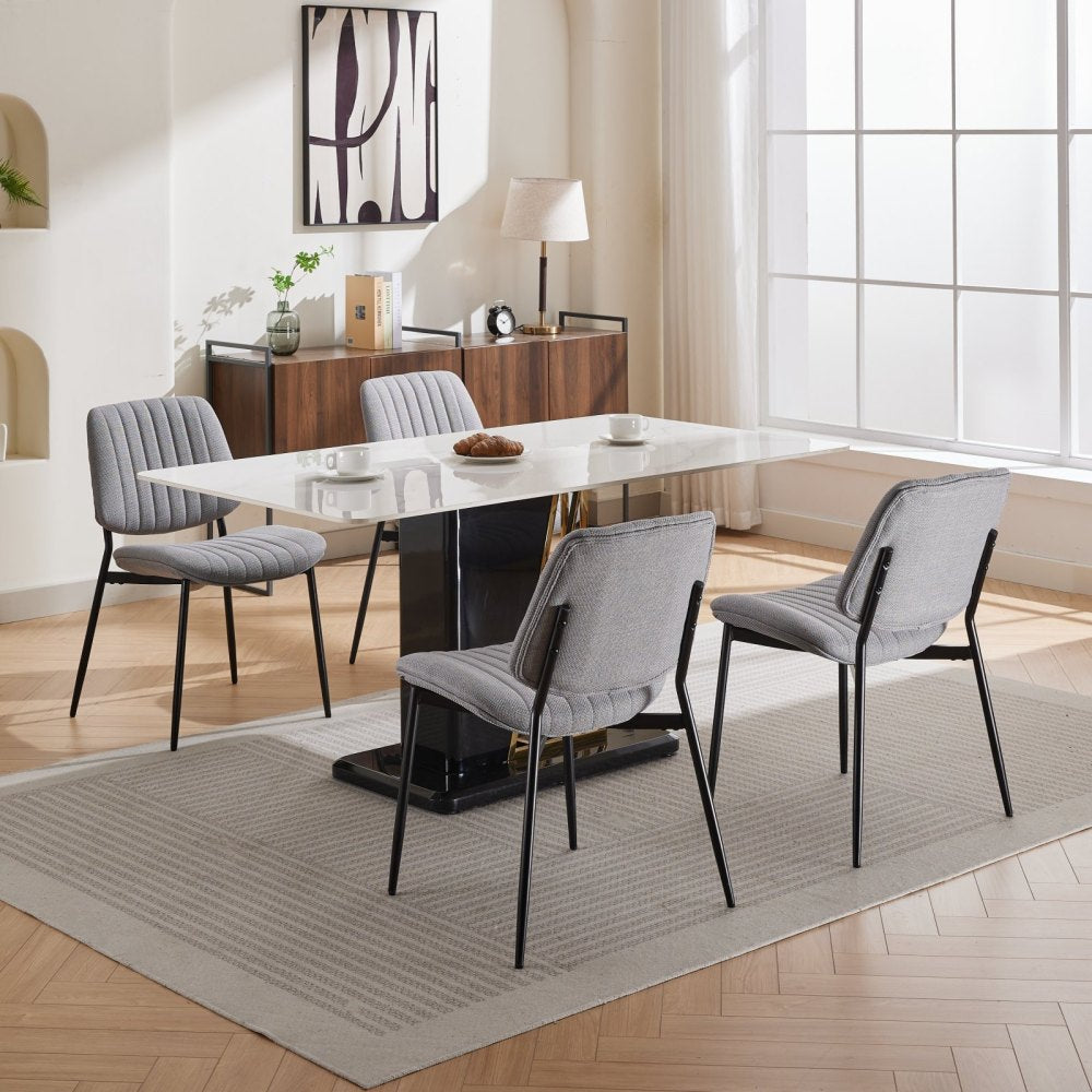 Vihaan Dining Chair, Set of 2 (Gray)