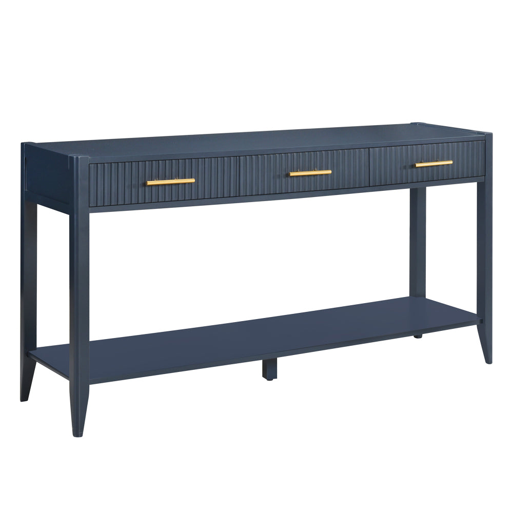 Beltran Accent Table (Navy Blue)