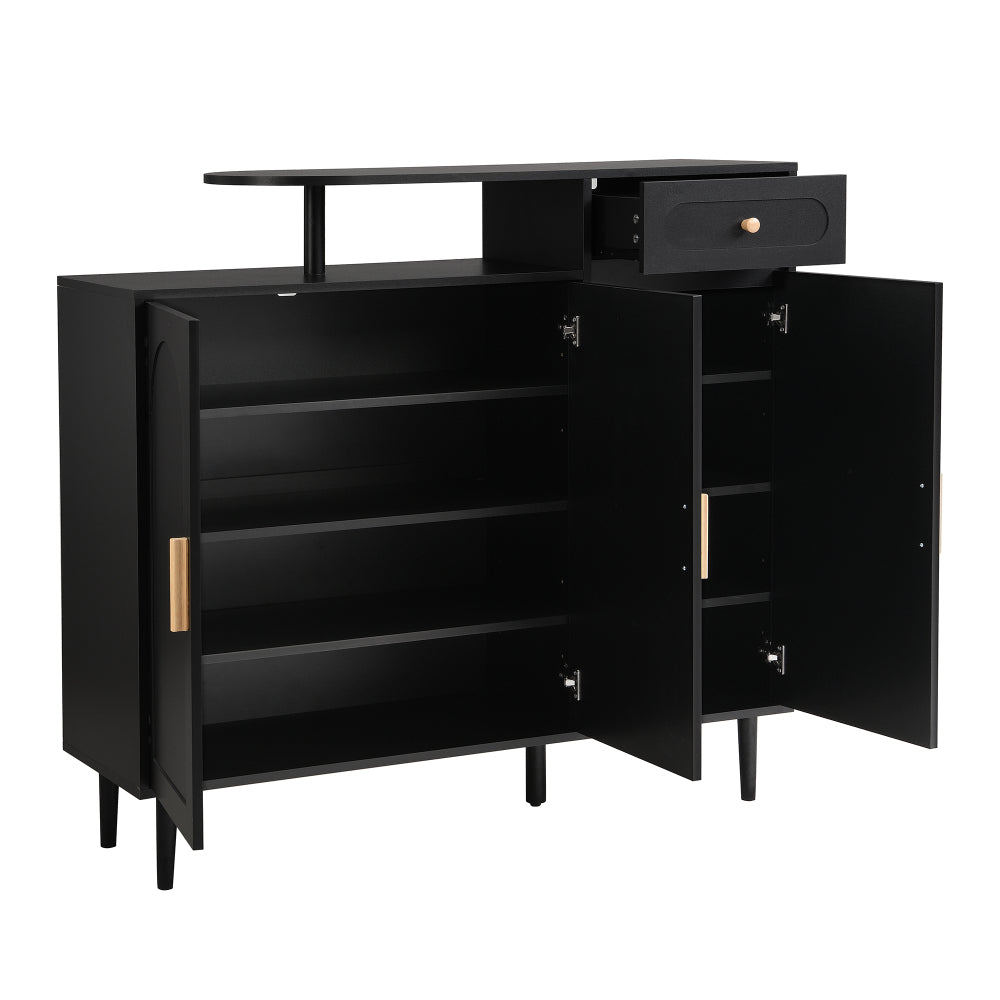 Brycen Shoe Cabinet (Black)