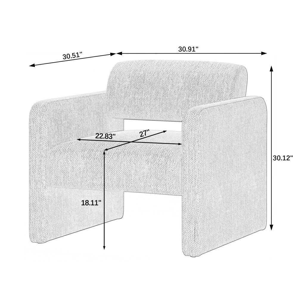 Bartlett Lounge Chair (Beige)