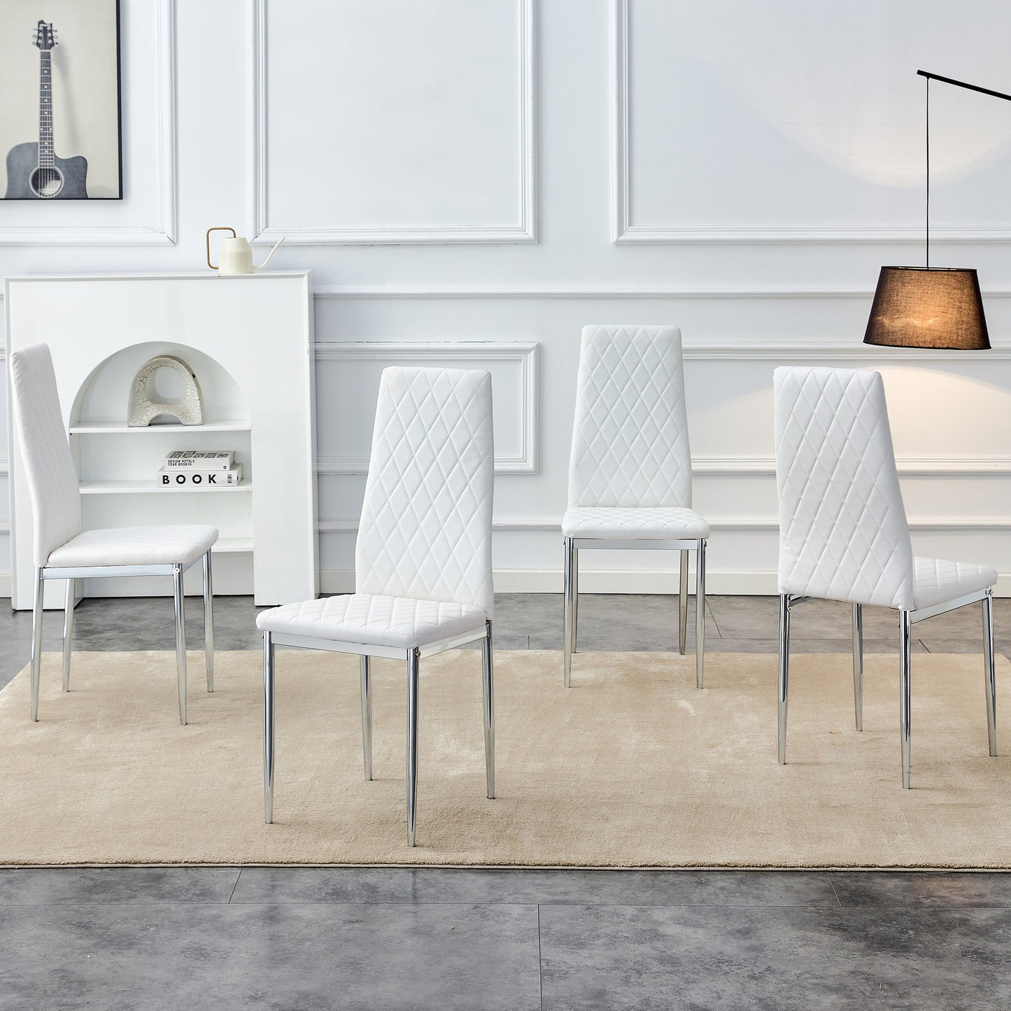 Gordon Dining Chair, Set of 4 (White)