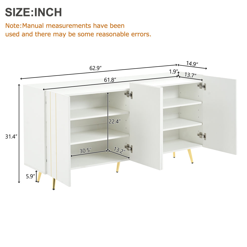 Meyer Accent Cabinet (White)