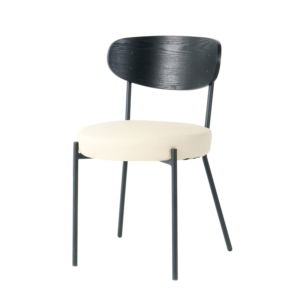 Emerald Dining Chair, Set of 2 (Black)