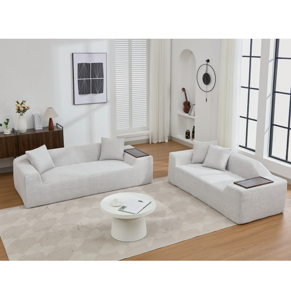 Jazmine Sofa, Light Gray